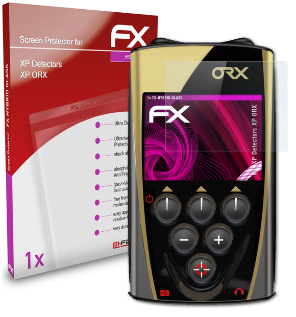 atFoliX FX-Hybrid-Glass Panzerglasfolie für XP Detectors XP ORX