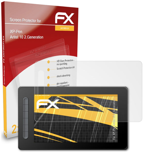 atFoliX FX-Antireflex Displayschutzfolie für XP-PEN Artist 10 (2.Generation)