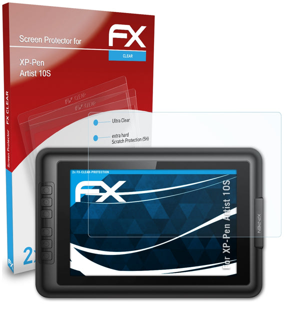 atFoliX FX-Clear Schutzfolie für XP-Pen Artist 10S
