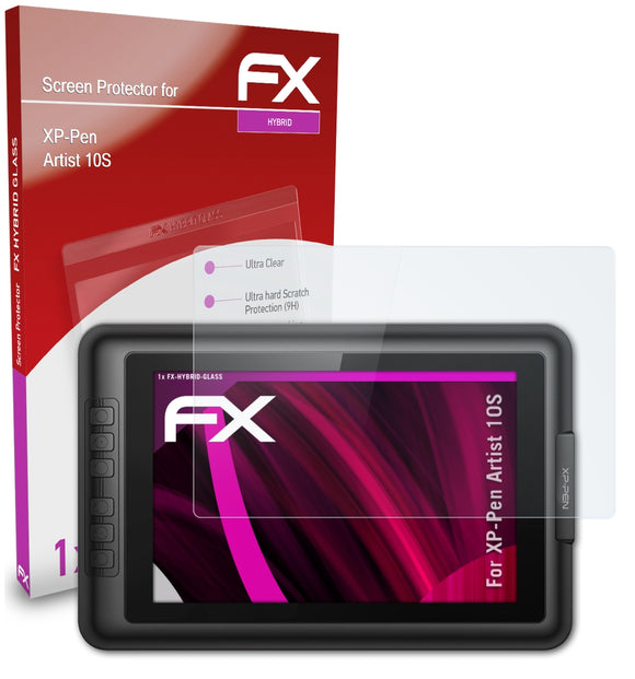 atFoliX FX-Hybrid-Glass Panzerglasfolie für XP-Pen Artist 10S