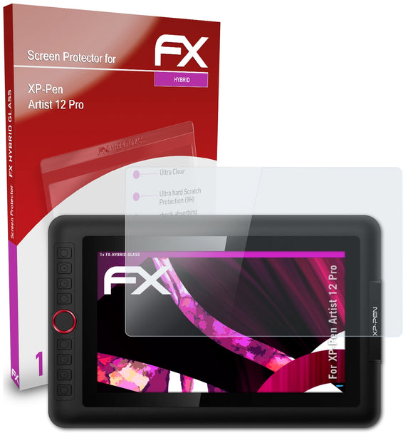 atFoliX FX-Hybrid-Glass Panzerglasfolie für XP-Pen Artist 12 Pro