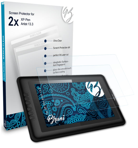 Bruni Basics-Clear Displayschutzfolie für XP-Pen Artist 13.3
