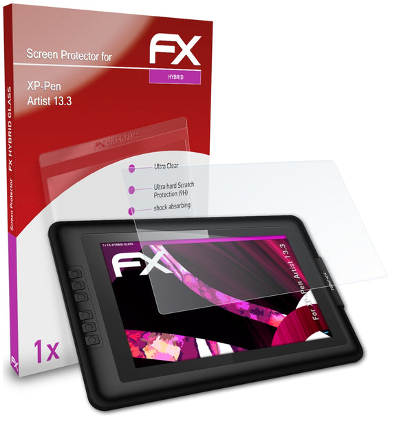 atFoliX FX-Hybrid-Glass Panzerglasfolie für XP-Pen Artist 13.3
