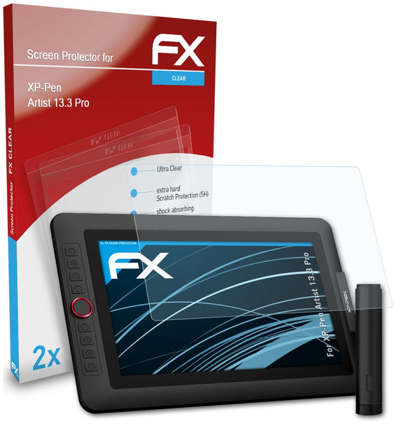 atFoliX FX-Clear Schutzfolie für XP-Pen Artist 13.3 Pro