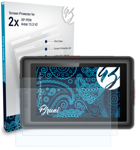 Bruni Basics-Clear Displayschutzfolie für XP-PEN Artist 13.3 V2
