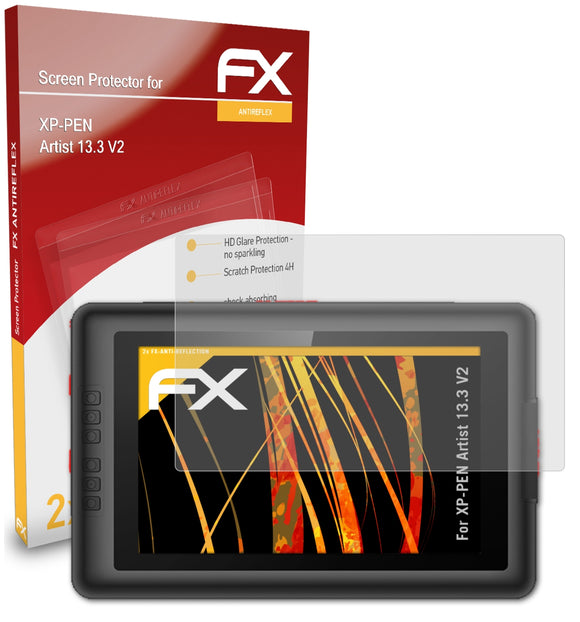 atFoliX FX-Antireflex Displayschutzfolie für XP-PEN Artist 13.3 V2
