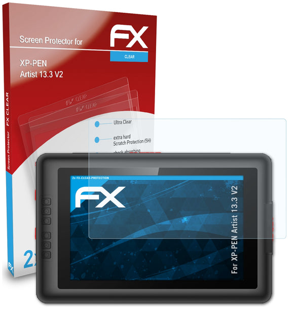atFoliX FX-Clear Schutzfolie für XP-PEN Artist 13.3 V2