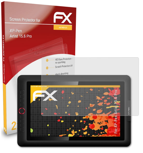 atFoliX FX-Antireflex Displayschutzfolie für XP-Pen Artist 15.6 Pro