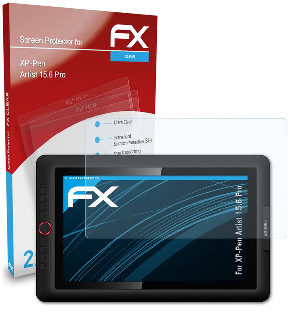 atFoliX FX-Clear Schutzfolie für XP-Pen Artist 15.6 Pro