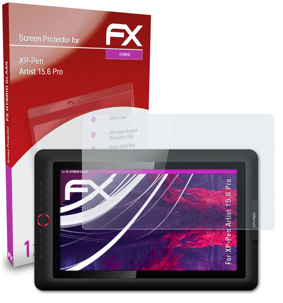 atFoliX FX-Hybrid-Glass Panzerglasfolie für XP-Pen Artist 15.6 Pro