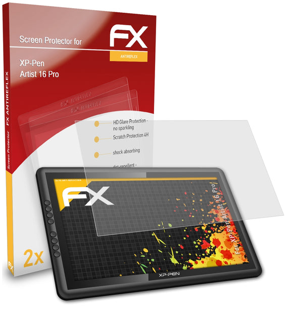 atFoliX FX-Antireflex Displayschutzfolie für XP-Pen Artist 16 Pro