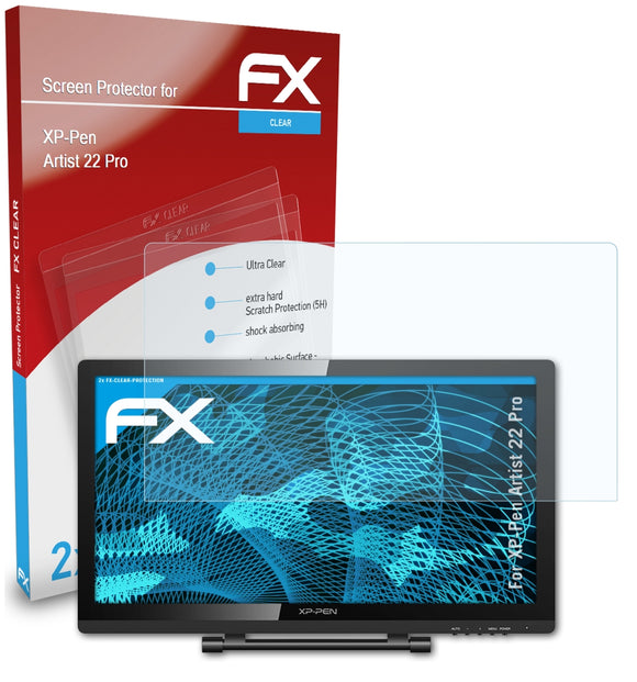 atFoliX FX-Clear Schutzfolie für XP-Pen Artist 22 Pro