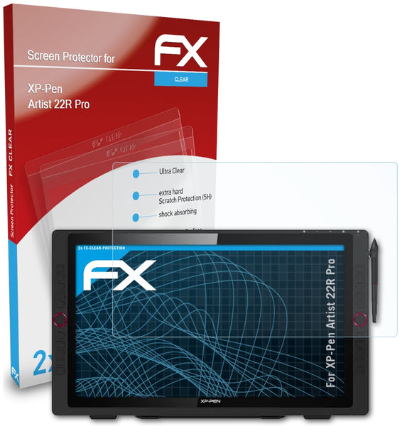 atFoliX FX-Clear Schutzfolie für XP-Pen Artist 22R Pro