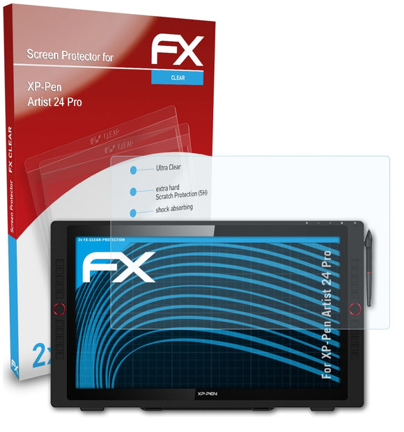atFoliX FX-Clear Schutzfolie für XP-Pen Artist 24 Pro