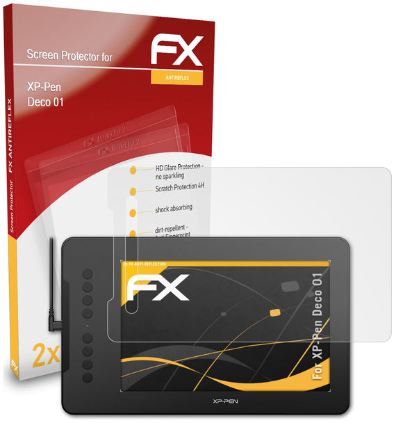 atFoliX FX-Antireflex Displayschutzfolie für XP-Pen Deco 01