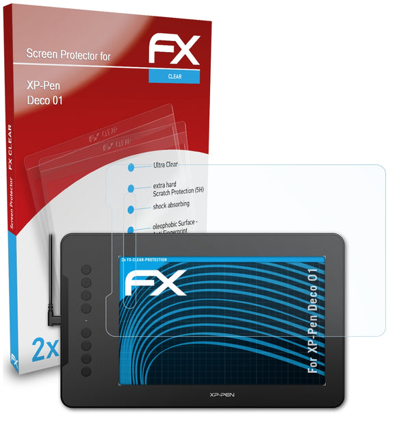 atFoliX FX-Clear Schutzfolie für XP-Pen Deco 01