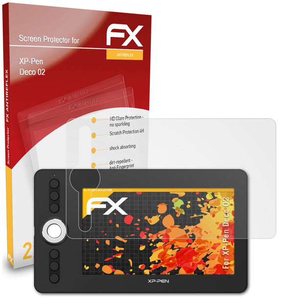atFoliX FX-Antireflex Displayschutzfolie für XP-Pen Deco 02