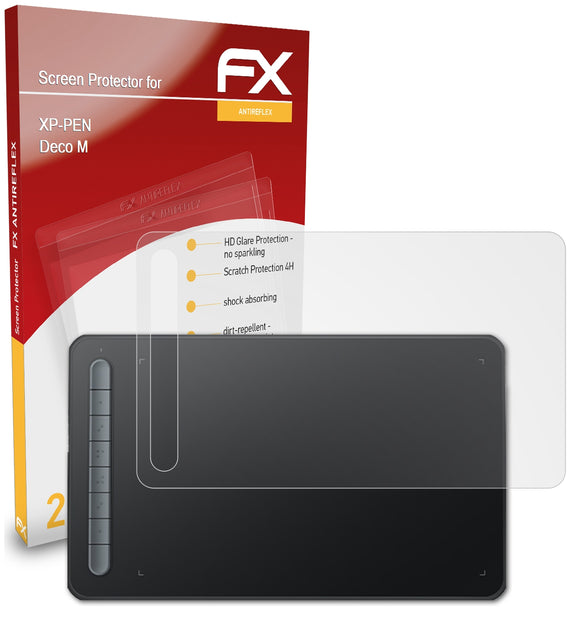 atFoliX FX-Antireflex Displayschutzfolie für XP-PEN Deco M