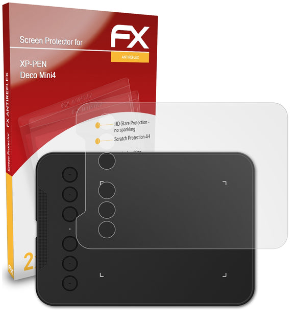 atFoliX FX-Antireflex Displayschutzfolie für XP-PEN Deco Mini4