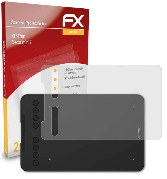 atFoliX FX-Antireflex Displayschutzfolie für XP-Pen Deco mini7