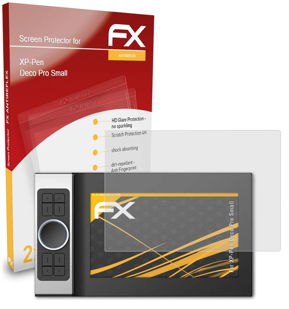 atFoliX FX-Antireflex Displayschutzfolie für XP-Pen Deco Pro (Small)