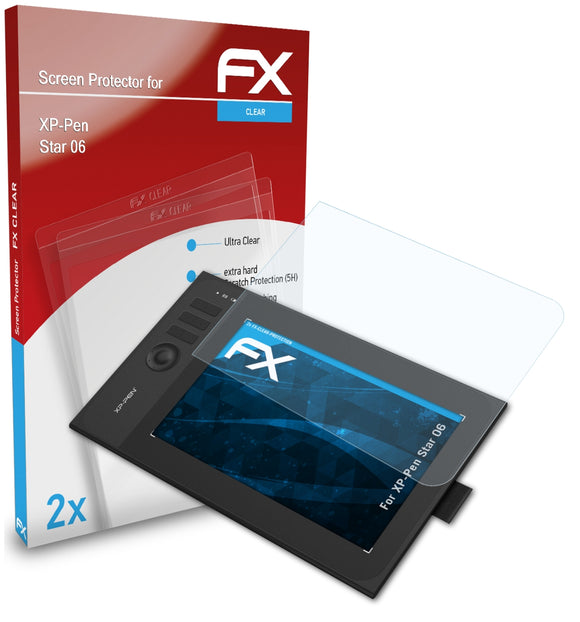 atFoliX FX-Clear Schutzfolie für XP-Pen Star 06