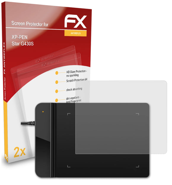atFoliX FX-Antireflex Displayschutzfolie für XP-PEN Star G430S