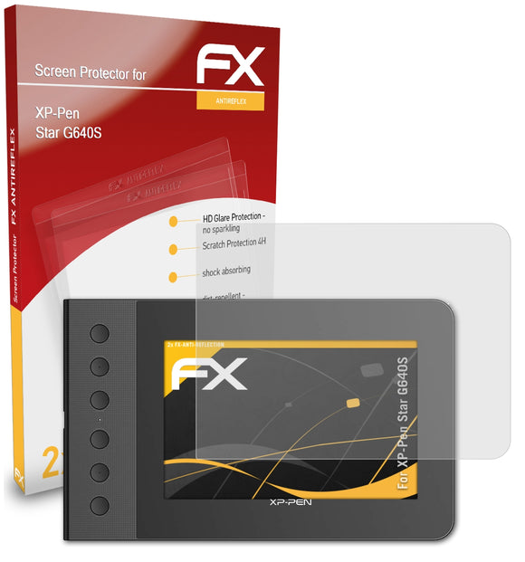 atFoliX FX-Antireflex Displayschutzfolie für XP-Pen Star G640S