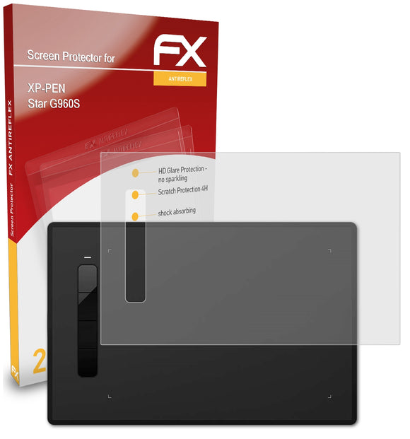 atFoliX FX-Antireflex Displayschutzfolie für XP-PEN Star G960S