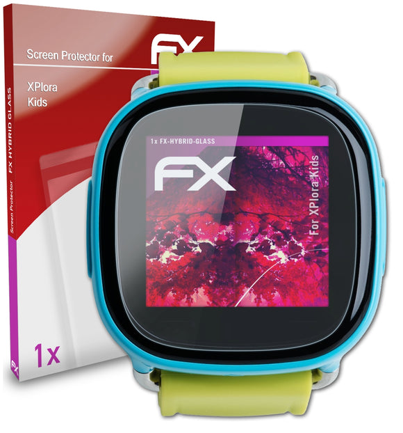 atFoliX FX-Hybrid-Glass Panzerglasfolie für XPlora Kids