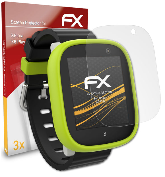 atFoliX FX-Antireflex Displayschutzfolie für XPlora X6 Play