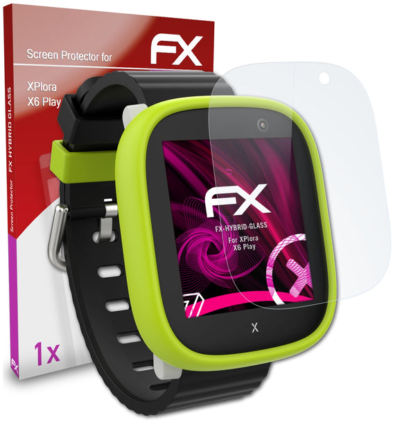 atFoliX FX-Hybrid-Glass Panzerglasfolie für XPlora X6 Play