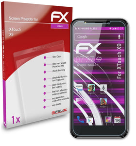 atFoliX FX-Hybrid-Glass Panzerglasfolie für XTouch X9