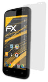 Panzerfolie atFoliX kompatibel mit Yezz Andy 4.5EL LTE, entspiegelnde und stoßdämpfende FX (3X)
