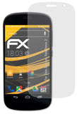 Panzerfolie atFoliX kompatibel mit Yota Devices YotaPhone 2, entspiegelnde und stoßdämpfende FX (3X)