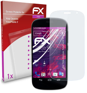 atFoliX FX-Hybrid-Glass Panzerglasfolie für Yota Devices YotaPhone 2