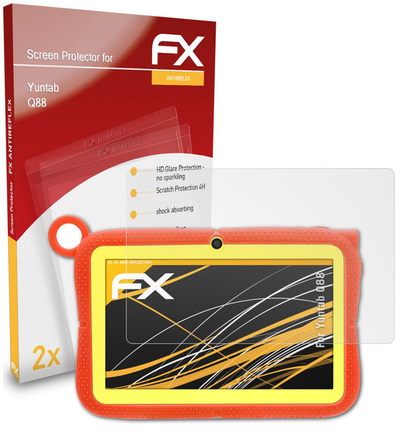 atFoliX FX-Antireflex Displayschutzfolie für Yuntab Q88