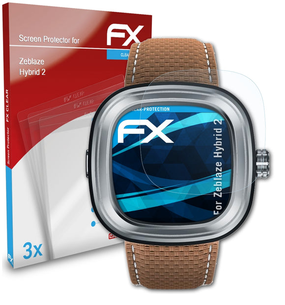 atFoliX FX-Clear Schutzfolie für Zeblaze Hybrid 2