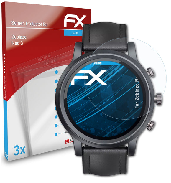 atFoliX FX-Clear Schutzfolie für Zeblaze Neo 3