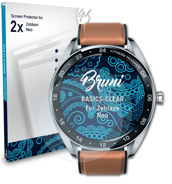 Bruni Basics-Clear Displayschutzfolie für Zeblaze Neo
