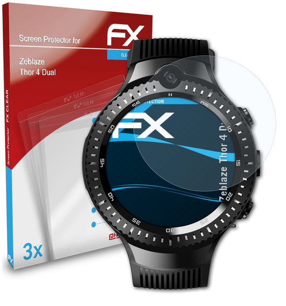 atFoliX FX-Clear Schutzfolie für Zeblaze Thor 4 Dual