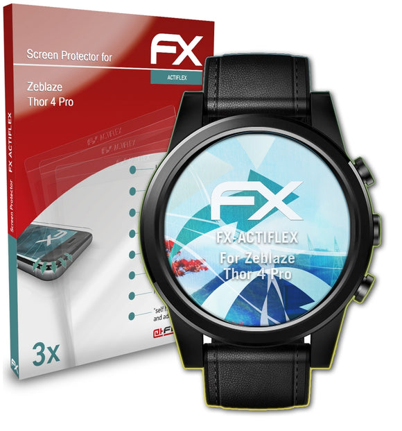 atFoliX FX-ActiFleX Displayschutzfolie für Zeblaze Thor 4 Pro