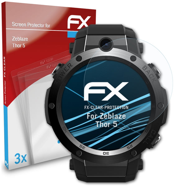 atFoliX FX-Clear Schutzfolie für Zeblaze Thor 5