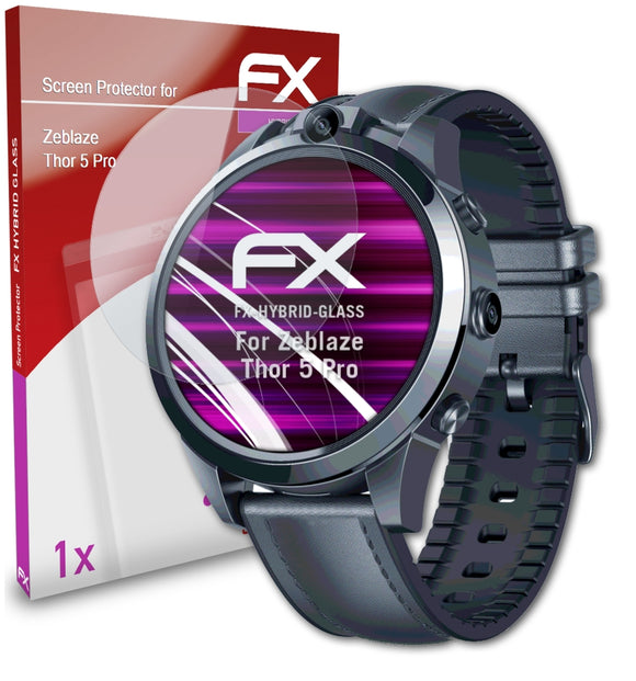 atFoliX FX-Hybrid-Glass Panzerglasfolie für Zeblaze Thor 5 Pro