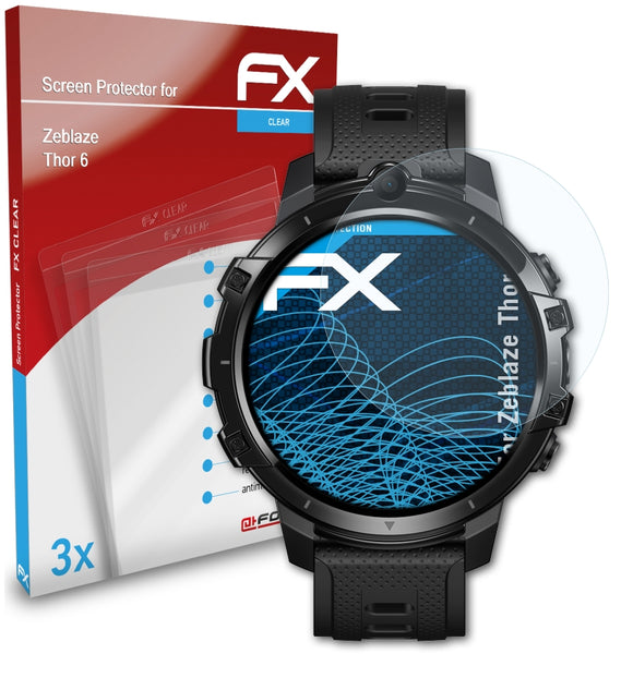 atFoliX FX-Clear Schutzfolie für Zeblaze Thor 6