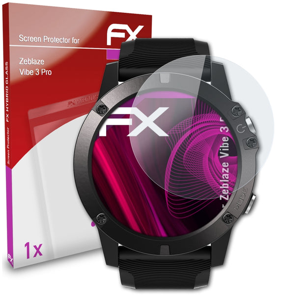 atFoliX FX-Hybrid-Glass Panzerglasfolie für Zeblaze Vibe 3 Pro