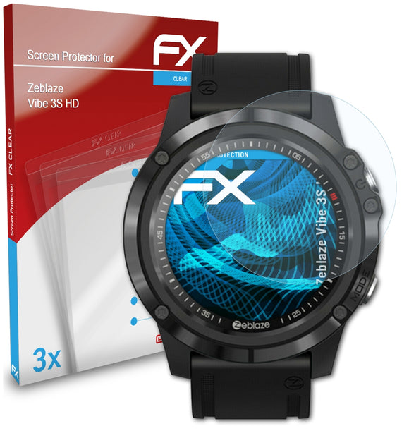 atFoliX FX-Clear Schutzfolie für Zeblaze Vibe 3S HD