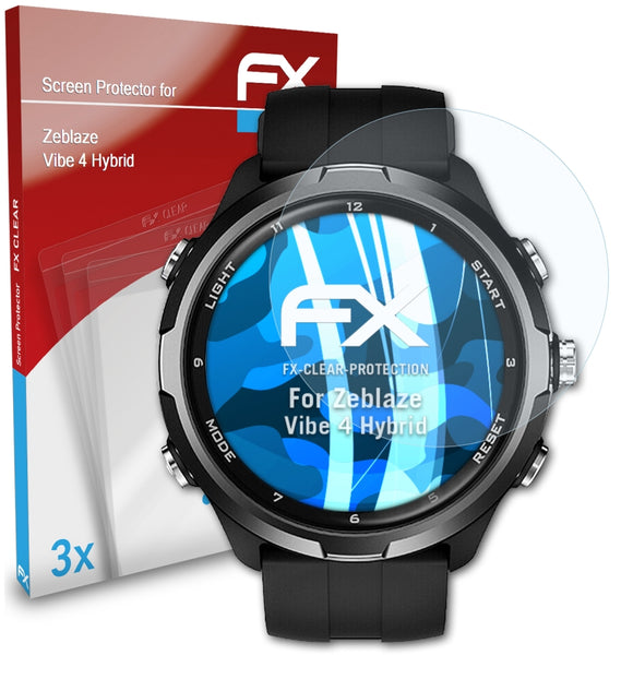atFoliX FX-Clear Schutzfolie für Zeblaze Vibe 4 Hybrid