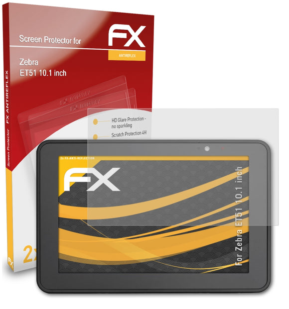 atFoliX FX-Antireflex Displayschutzfolie für Zebra ET51 (10.1 inch)