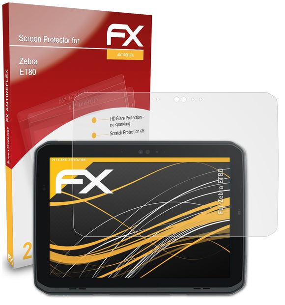 atFoliX FX-Antireflex Displayschutzfolie für Zebra ET80